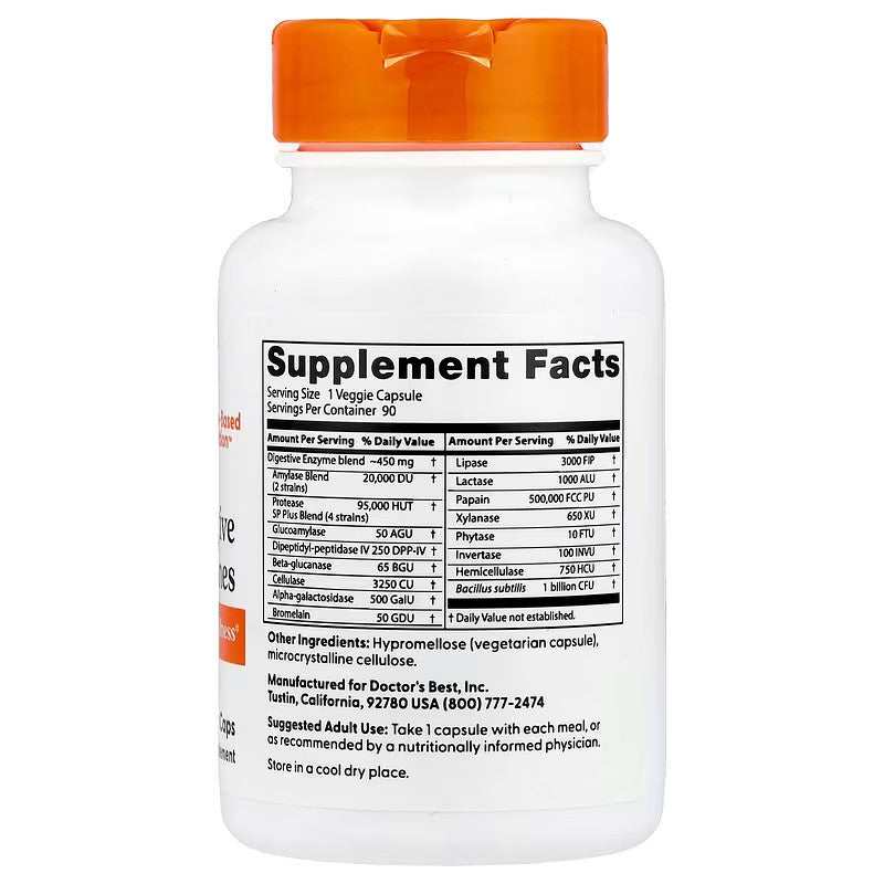 USA Supplements | Doctor's Best, Digestive Enzymes ( Improved Digestion )