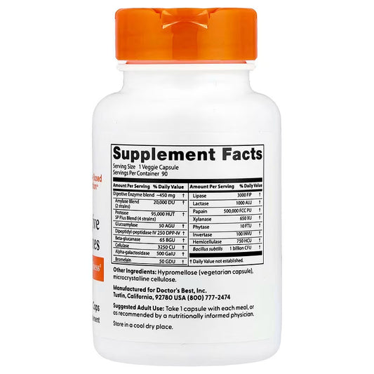 USA Supplements | Doctor's Best, Digestive Enzymes ( Improved Digestion )