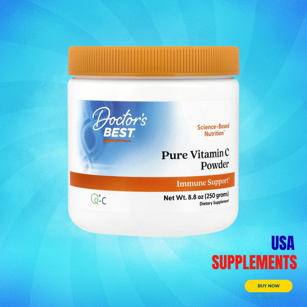 USA Supplements | Doctor's Best, Pure Vitamin C Powder ( Immune System Support )