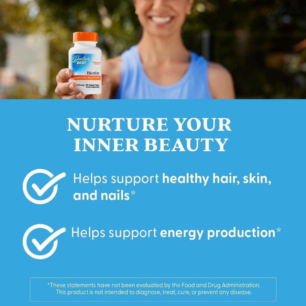 USA Supplements | Doctor's Best, Biotin ( Supports Hair Growth & Improves Skin Health )
