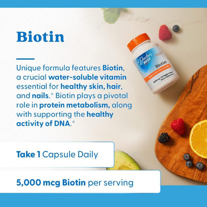 USA Supplements | Doctor's Best, Biotin ( Supports Hair Growth & Improves Skin Health )