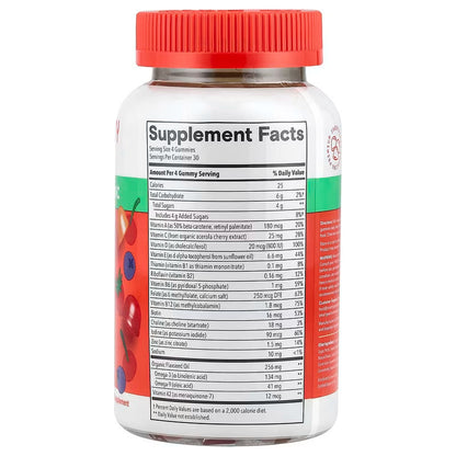 USA Supplements | SmartyPants, Kids Organic, Multi & Omegas Gummies ( Supports Brain Development )