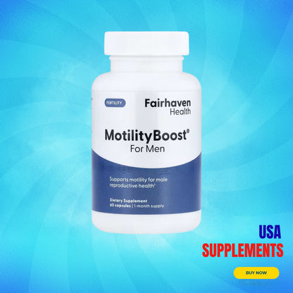 USA Supplements | Fairhaven Health, MotilityBoost, CountBoost & FertilAid ( Men's Health )