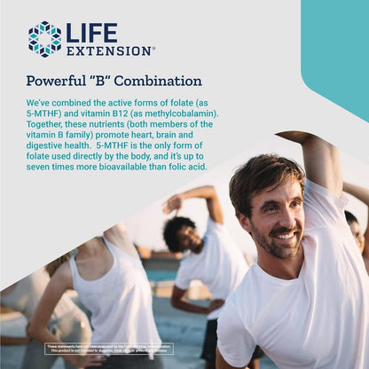 USA Supplements | Life Extension, BioActive, Folate & Vitamin B12 ( Cellular Energy & Metabolism )