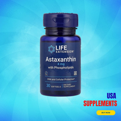 USA Supplements | Life Extension, Astaxanthin with Phospholipids ( Antioxidant Protection )