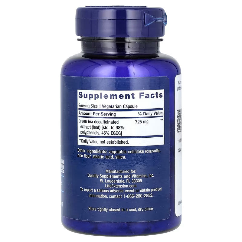 USA Supplements | Life Extension, Mega Green Tea Extract, Decaffeinated ( Antioxidant Support )