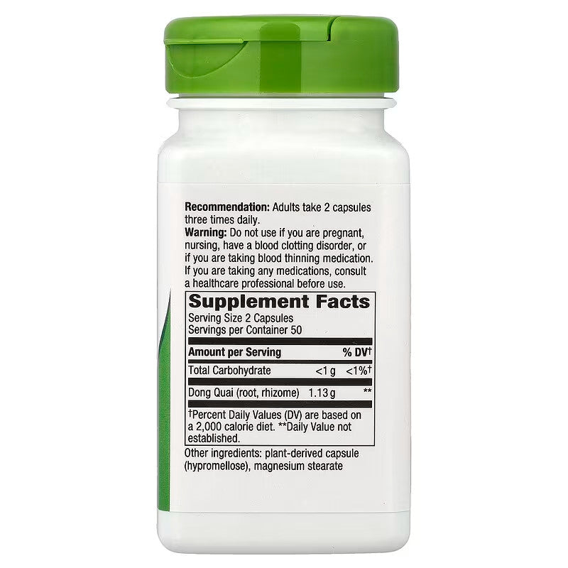 USA Supplements | Nature's Way, Dong Quai Root ( Supports Women’s Hormonal Balance )