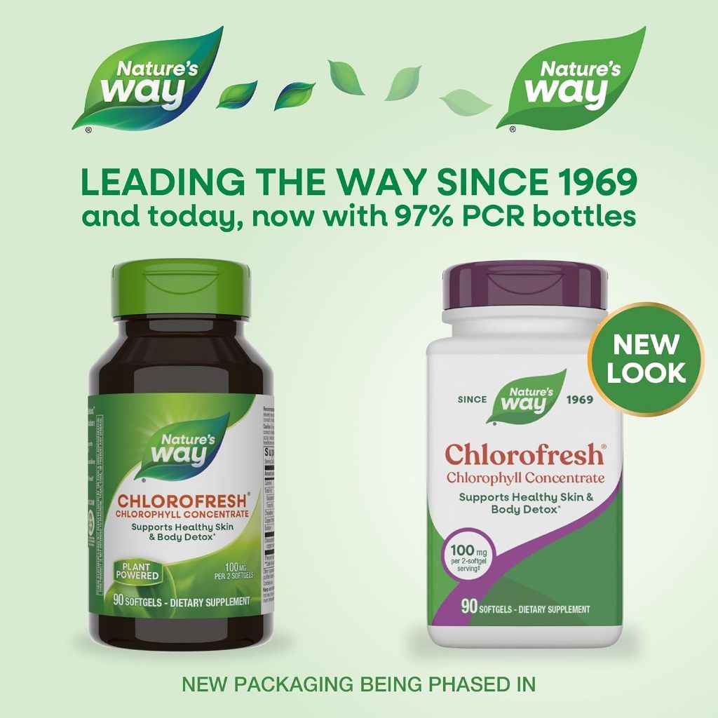 USA Supplements | Nature's Way, Chlorofresh, 90 Softgels ( Supports Detoxification )