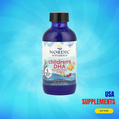 USA Supplements | Nordic Naturals, Children's DHA ( Supports Brain Development )