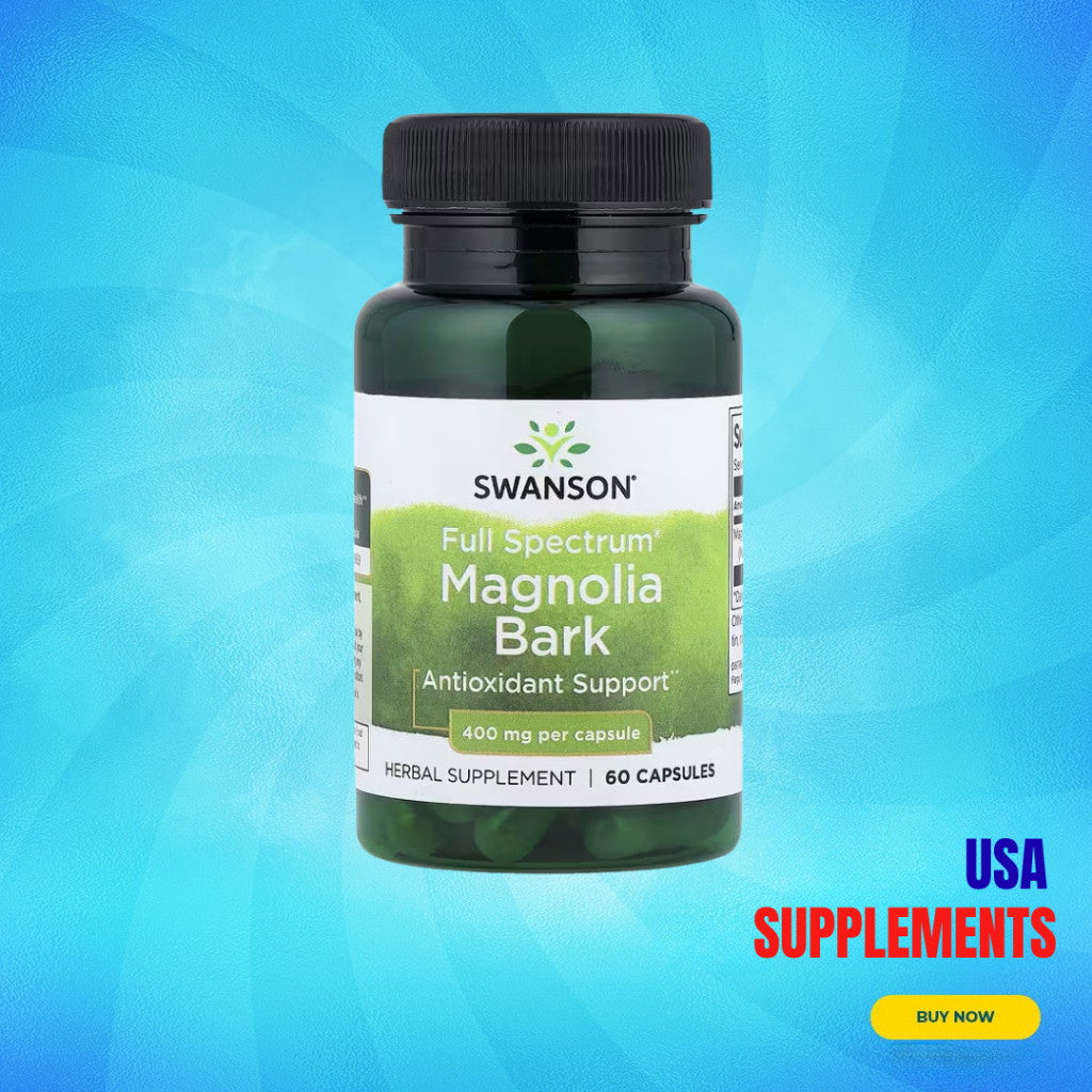 USA Supplements | Swanson, Full Spectrum® Magnolia Bark ( Stress and Anxiety Support )