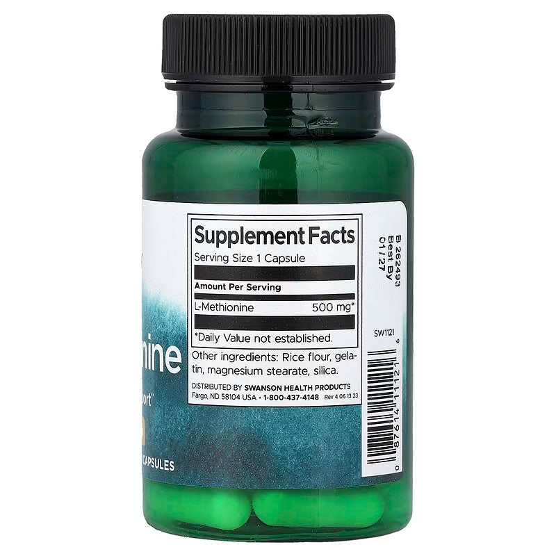 USA Supplements | Swanson, L-Methionine ( Amino Acid & Nutrient Support )