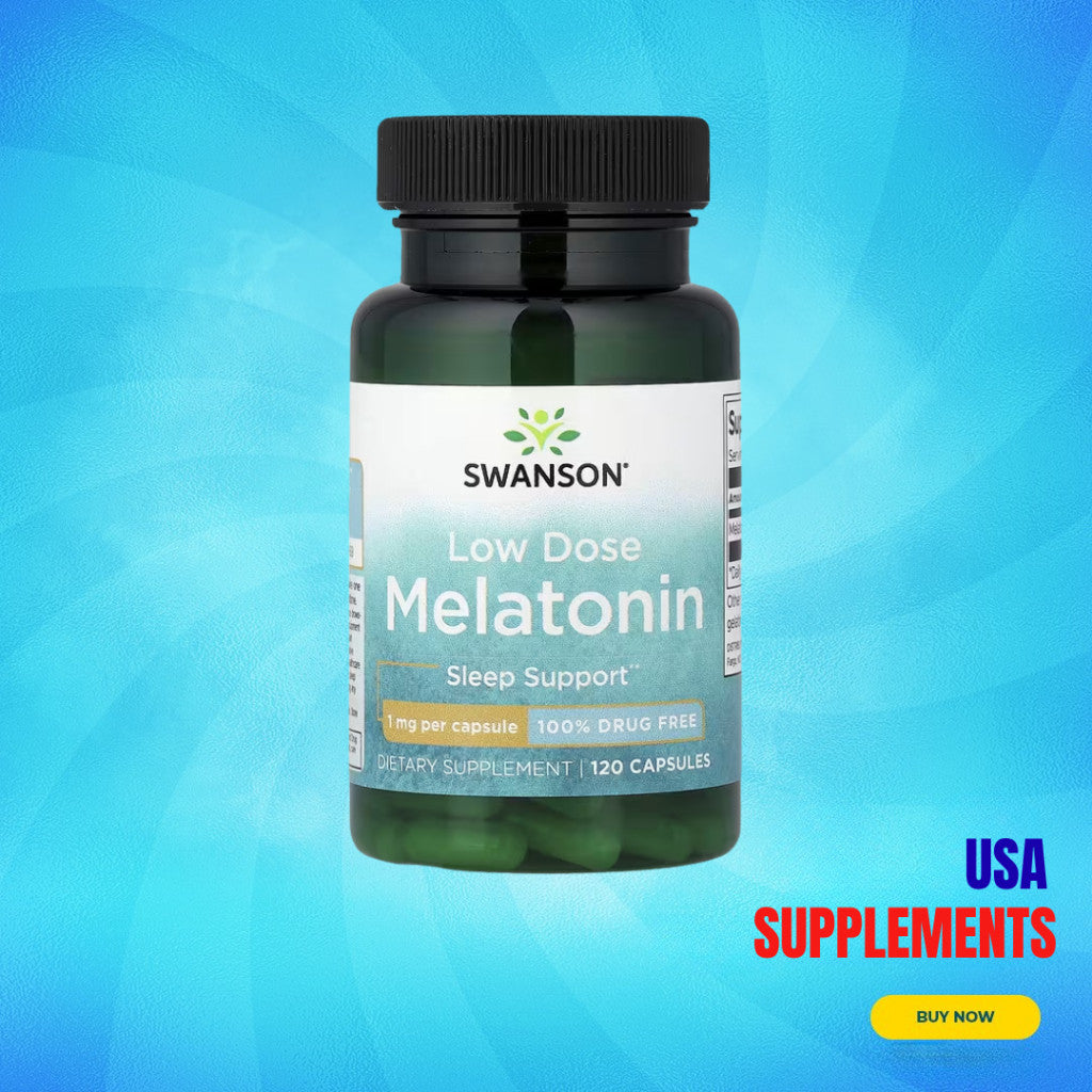 USA Supplements | Swanson Melatonin ( Sleep Support & Calm Relaxation Before Bed )