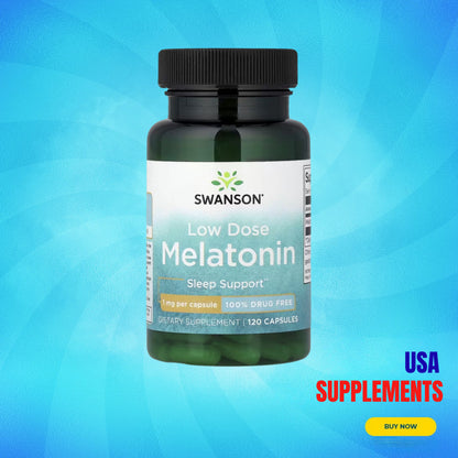 USA Supplements | Swanson Melatonin ( Sleep Support & Calm Relaxation Before Bed )