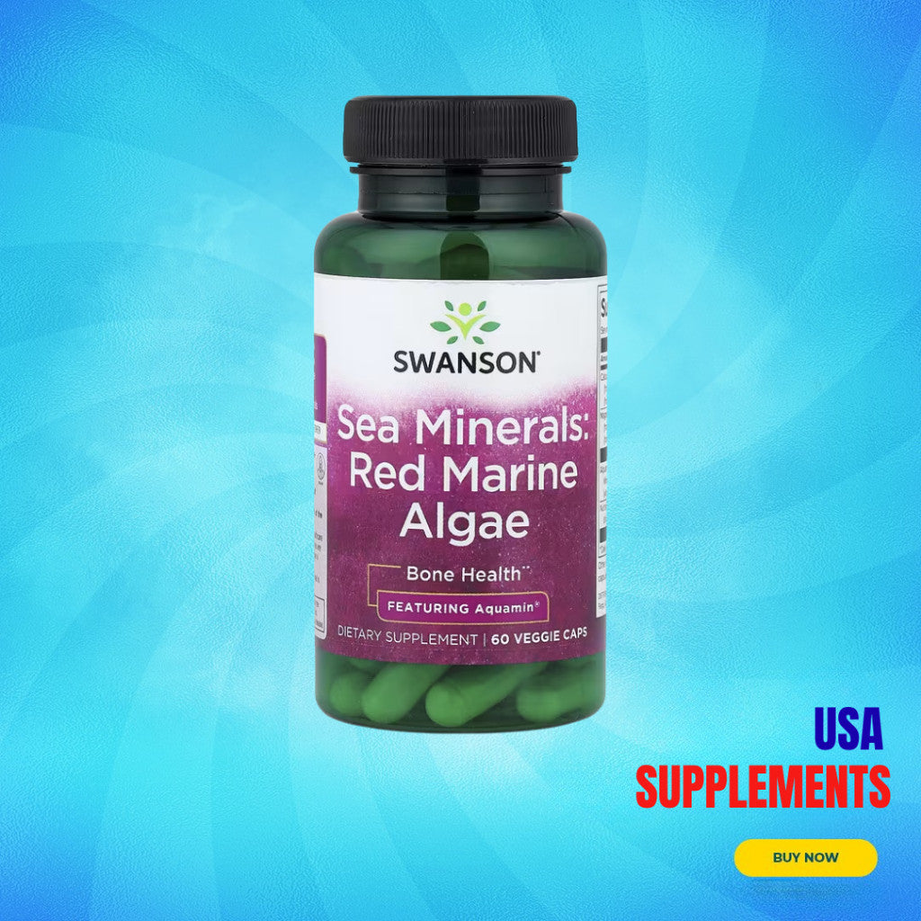 USA Supplements | Swanson, Sea Minerals, Red Marine Algae ( Bone Health )