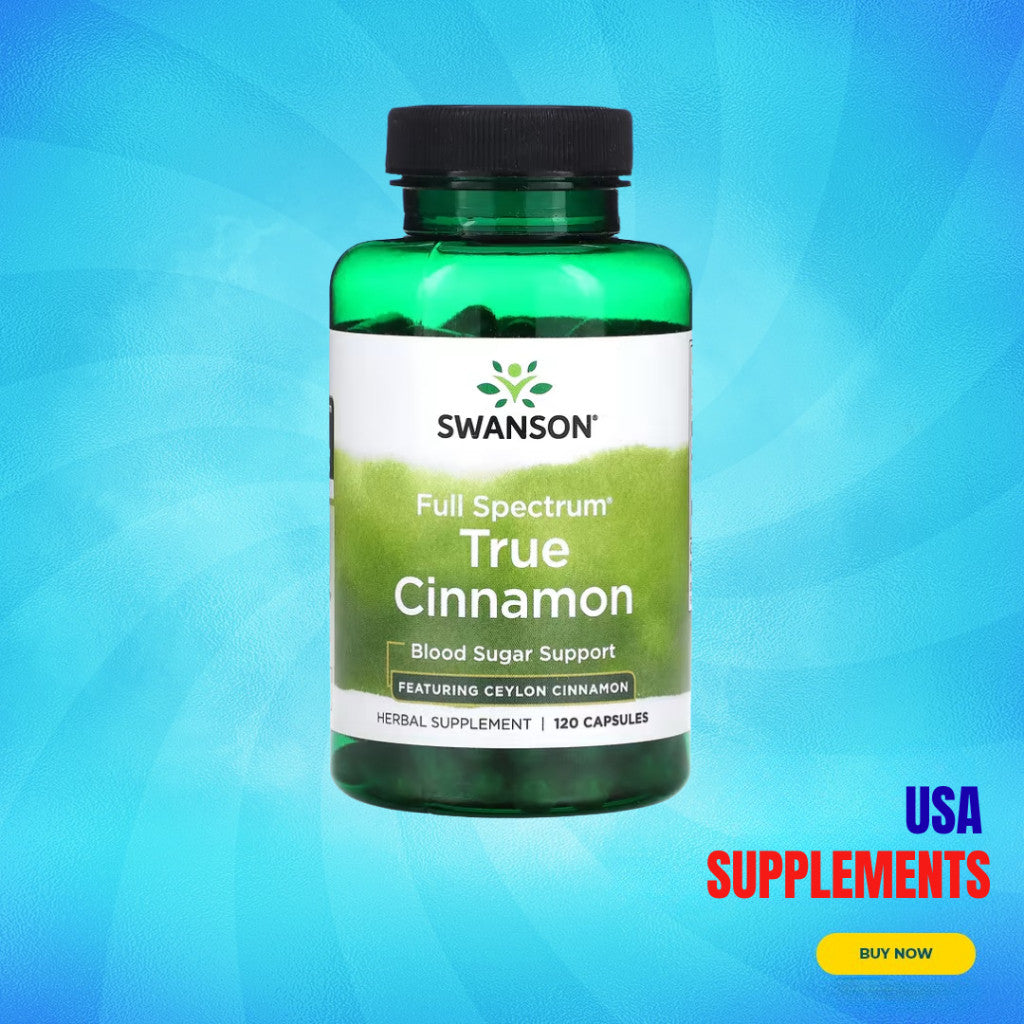 USA Supplements | Swanson, Full Spectrum True Cinnamon ( Blood Sugar Support )