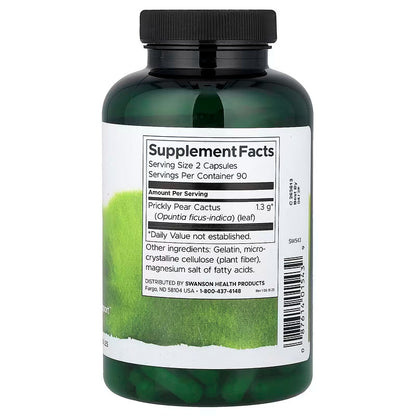 USA Supplements | Swanson, Prickly Pear Nopal Cactus ( Blood Sugar Support )