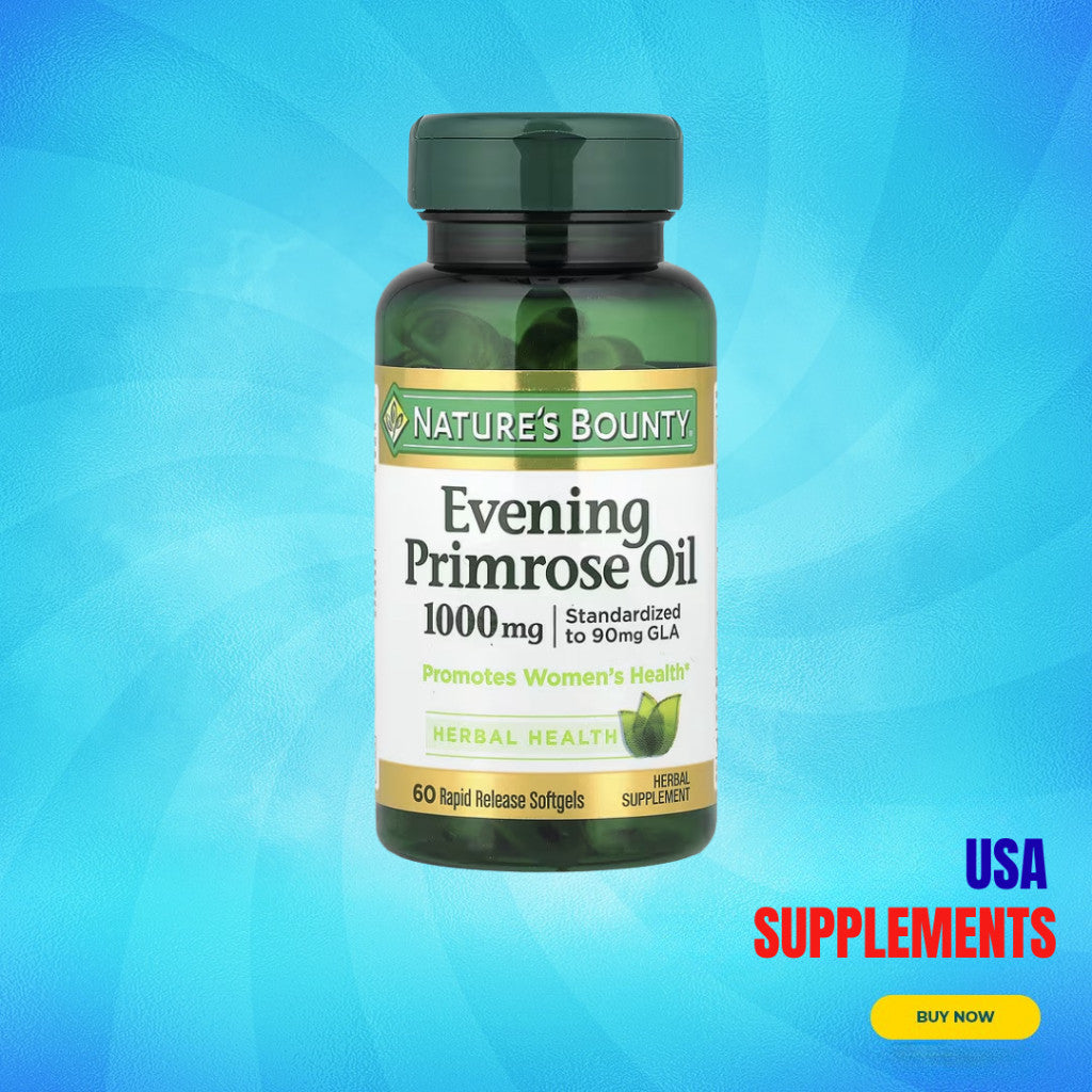 USA Supplements | Nature's Bounty, Evening Primrose Oil ( Promotes Women's Health )