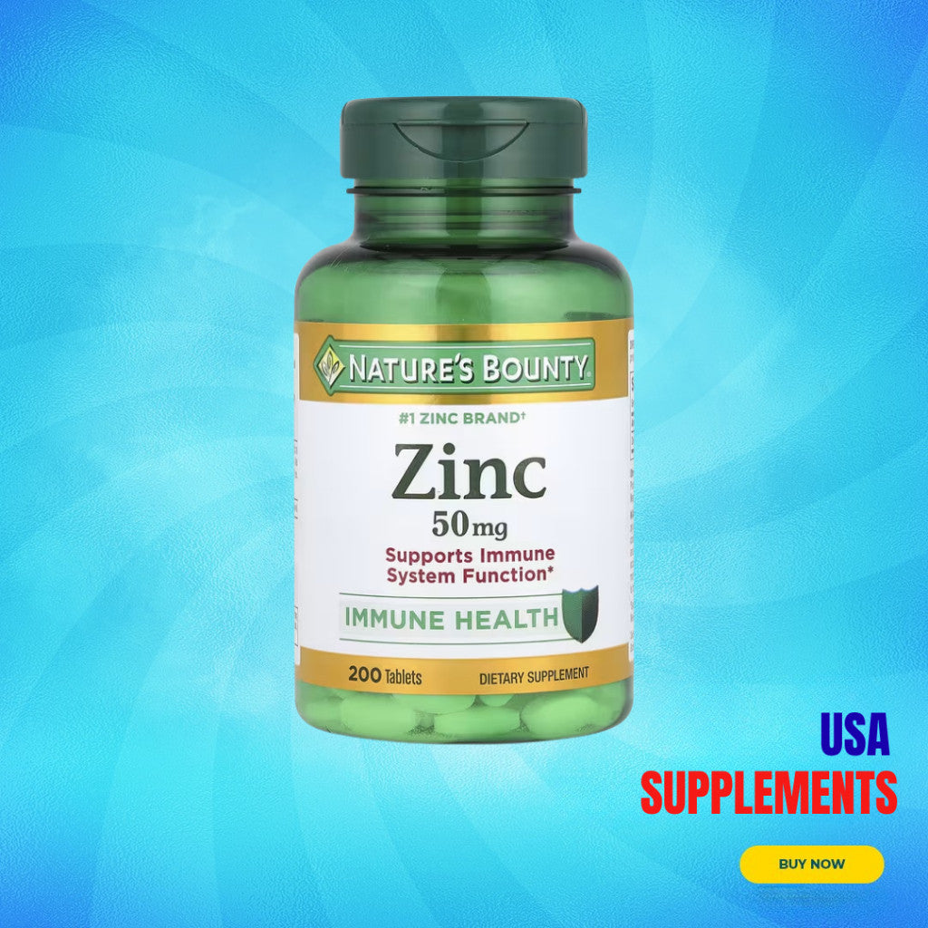 USA Supplements | Nature's Bounty, Zinc ( Supports Immune System Function )