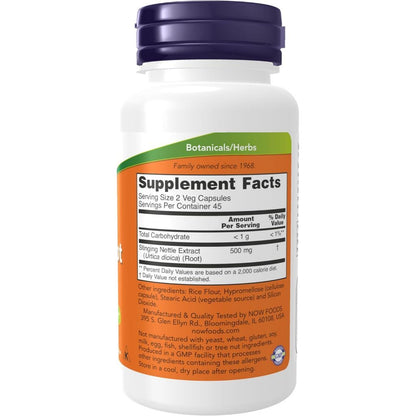 USA Supplements | NOW Foods, Stinging Nettle Root Extract ( Supports Urinary Tract Health )