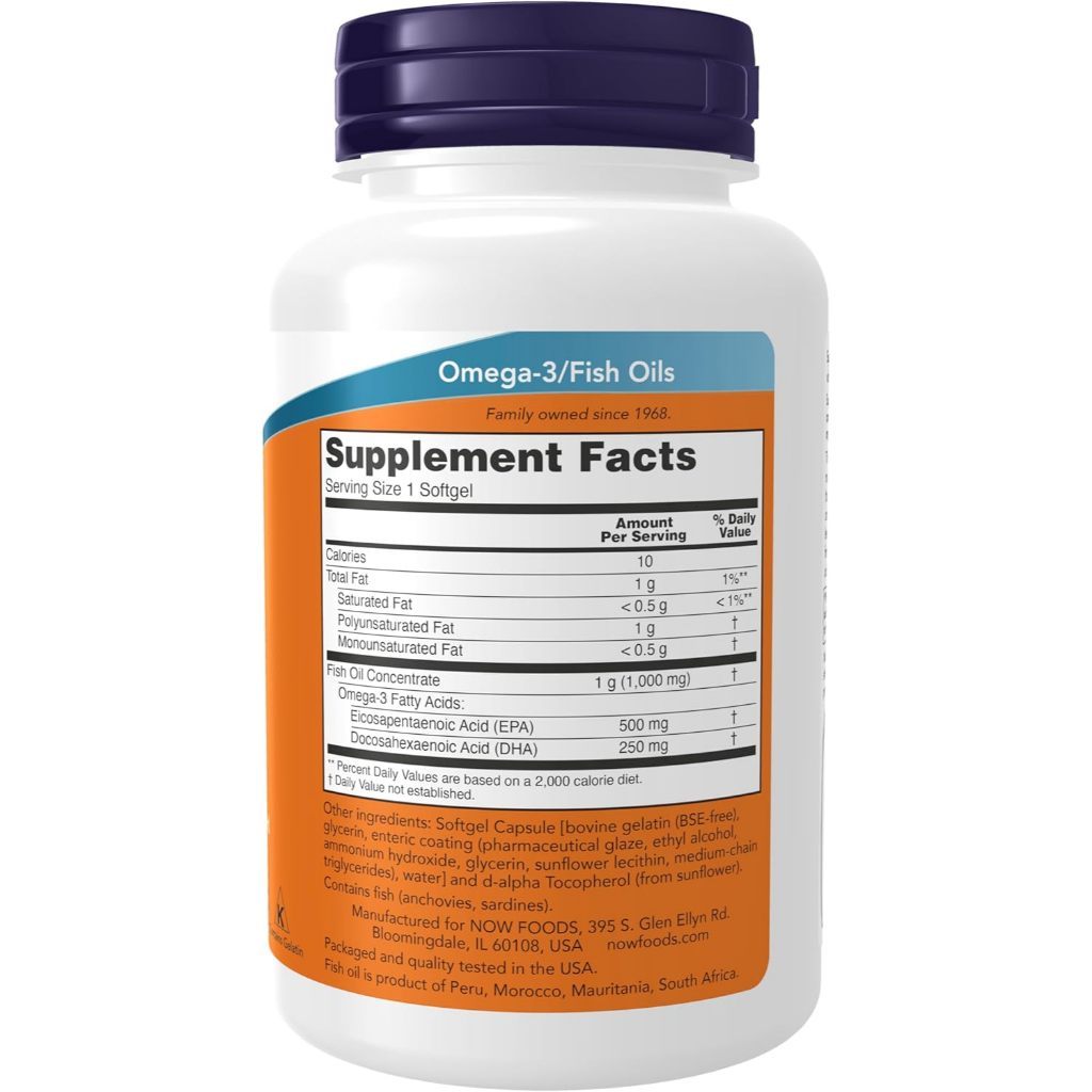USA Supplements | NOW Foods, Ultra Omega-3 Fish Oil, 90 Softgels ( Heart & Brain Health )