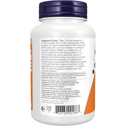 USA Supplements | NOW Foods, NAC Pure Powder, 4 oz ( Immune System Function )