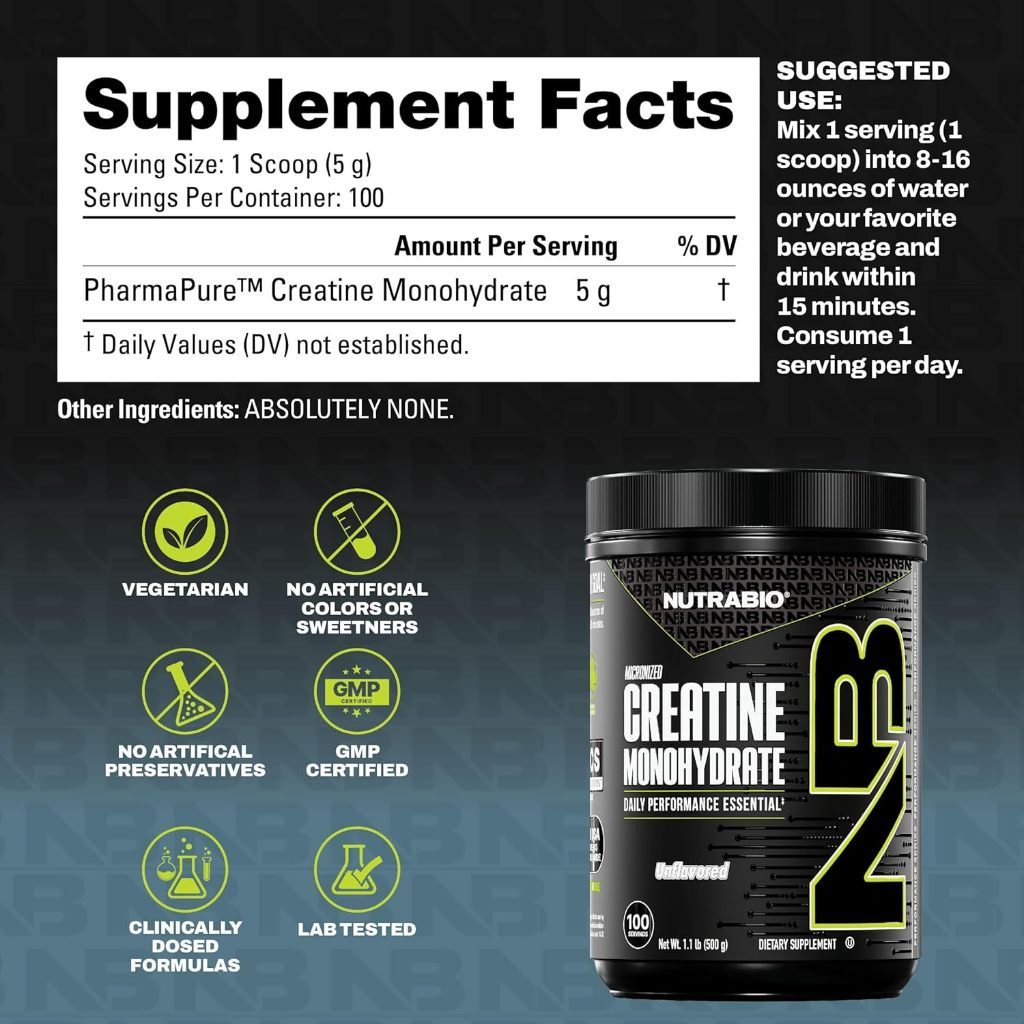 USA Supplements | MuscleTech, Platinum 100% Creatine Monohydrate ( Increases Strength )