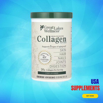 USA Supplements | Great Lakes Wellness, Collagen Peptides ( Bone, Joint & Cartilage )