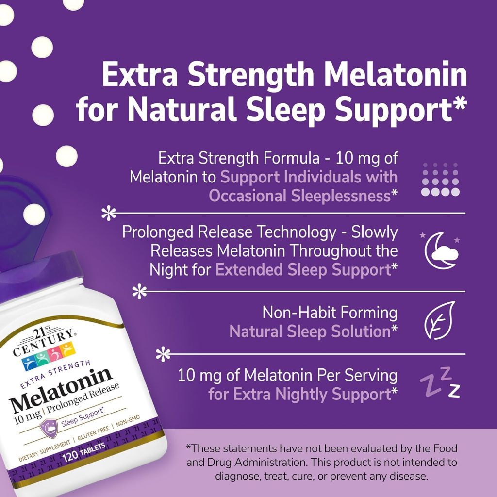 USA Supplements | 21st Century, Melatonin ( Sleep Support )
