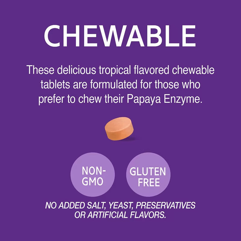 USA Supplements | 21st Century, Chewable Papaya Enzyme ( Digestive Support )