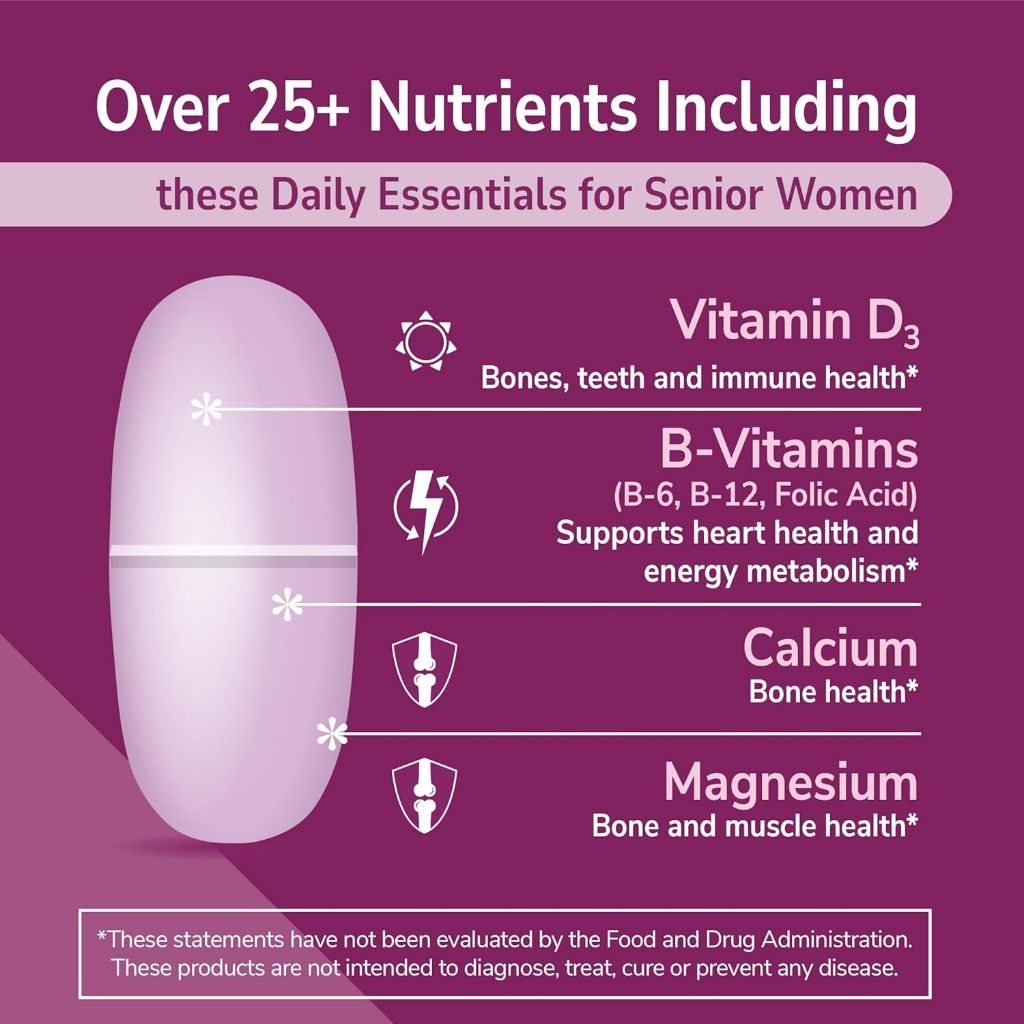 USA Supplements | 21st Century, Sentry Senior, Women's 50+, 100 Tablets ( Multivitamin Supplement )