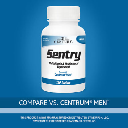 USA Supplements | 21st Century, Sentry Men ( Supports Immune System Health )