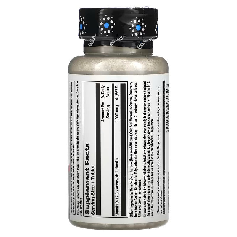 USA Supplements | KAL, B-12 Adenosylcobalamin, Strawberry ( Healthy Energy Support )