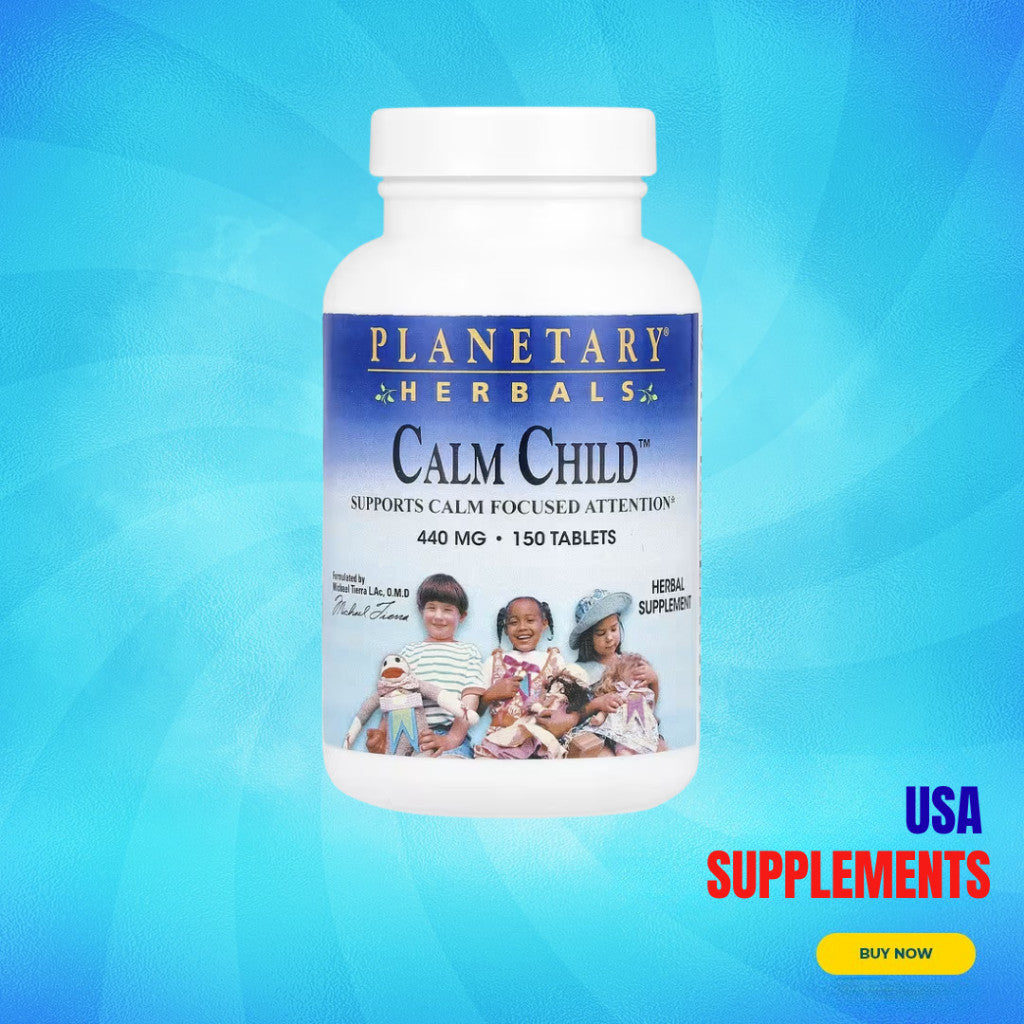 USA Supplements | Planetary Herbals, Calm Child™, 150 Tablets ( Supports a Calm and Relaxed Mood )