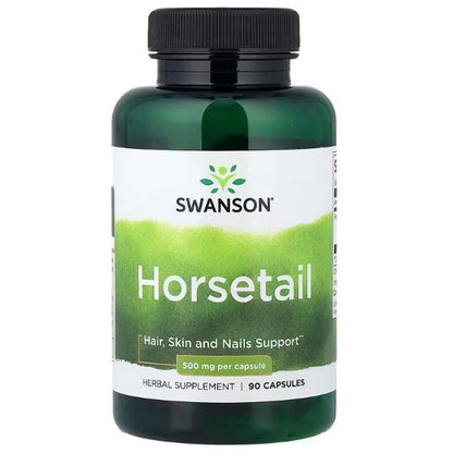 HealthilyYou | Swanson, Horsetail, 500 mg, 90 Capsules Hair, Skin and Nails Support