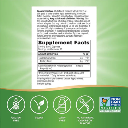 Nature's Way, Glucomannan from Konjac Root ( Supports Overall Digestive Health )