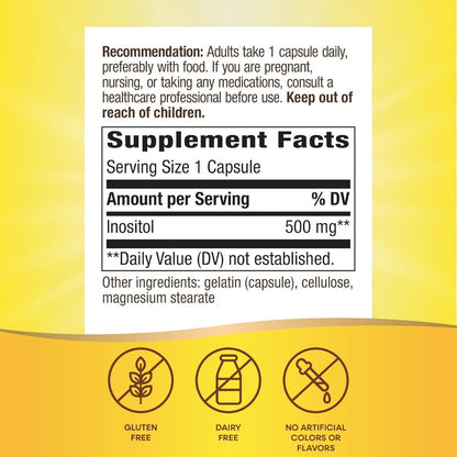 Nature's Way, Inositol ( Cellular Function Support & Metabolic Health )