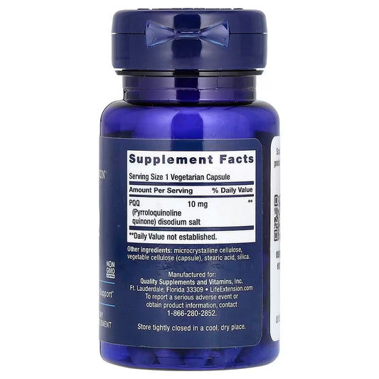 Life Extension, PQQ Caps ( Supports Mitochondrial Biogenesis & Promotes Cellular Energy Production )