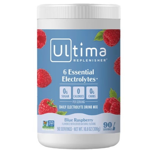 NaturalSolutions | Ultima Replenisher, Electrolyte Mix, Raspberry, Cherry, Orange, Lemon, WaterMelon