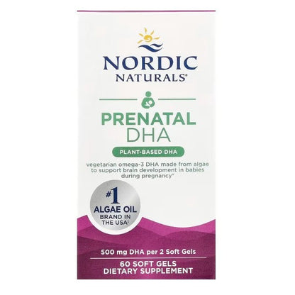 LittleSunshine | Nordic Naturals, Prenatal DHA, 830 mg Omega-3s + 400 IU Vitamin D3 Per 2 Soft Gels