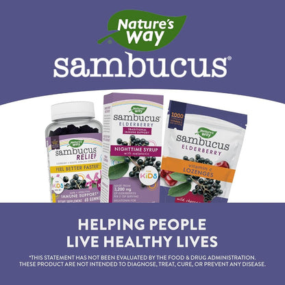 LittleSunshine | Nature's Way, Sambucus® Elderberry, For Kids, Nighttime Syrup With Melatonin,