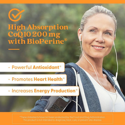USA Supplements | Doctor's Best, High Absorption CoQ10, Softgels ( Heart Health Support )
