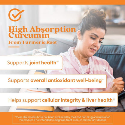 USA Supplements | Doctor's Best, High Absorption Curcumin, 120 Veg Caps ( Joint & Muscle Comfort )