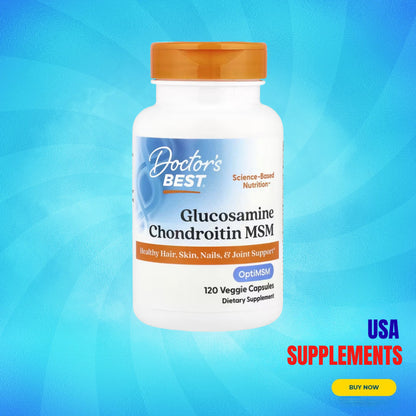USA Supplements | Doctor's Best, Glucosamine Chondroitin MSM ( Joint Comfort & Mobility )