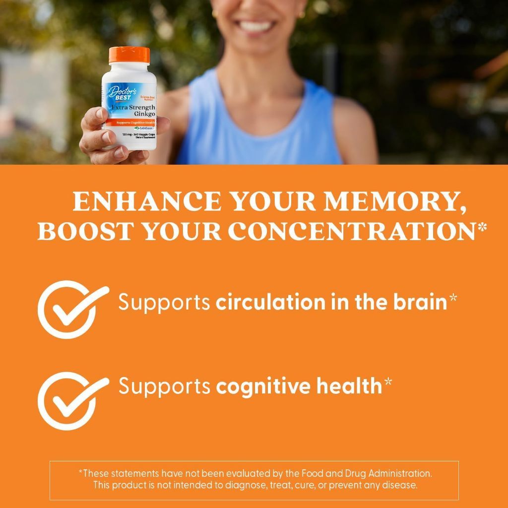 USA Supplements | Doctor's Best, Extra Strength Ginkgo ( Cognitive Support )