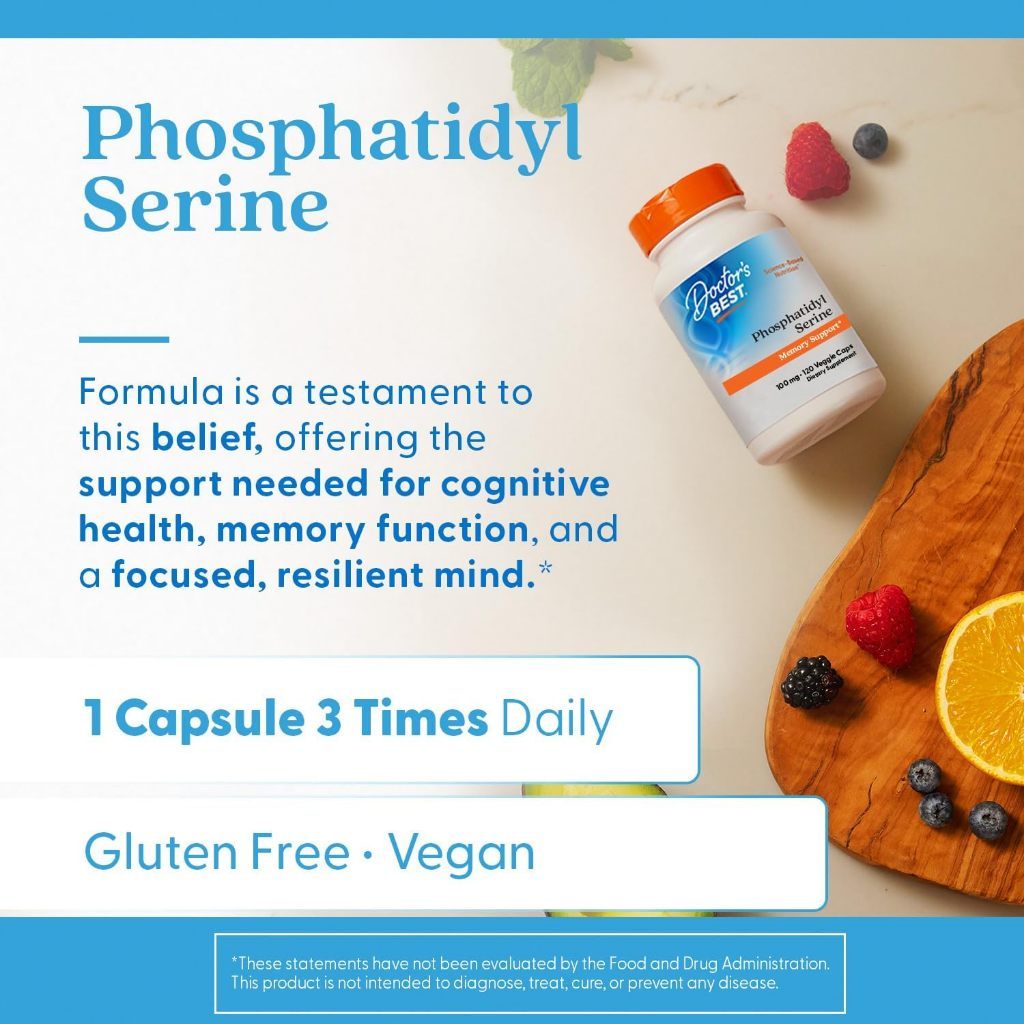 USA Supplements | Doctor's Best, Phosphatidyl Serine ( Cognitive Function Support )