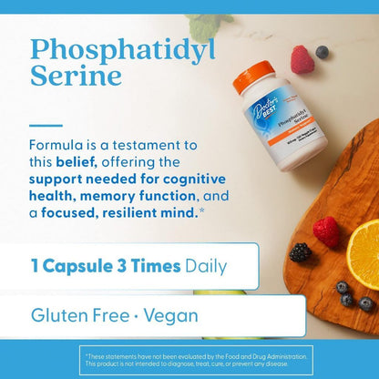 USA Supplements | Doctor's Best, Phosphatidyl Serine ( Cognitive Function Support )