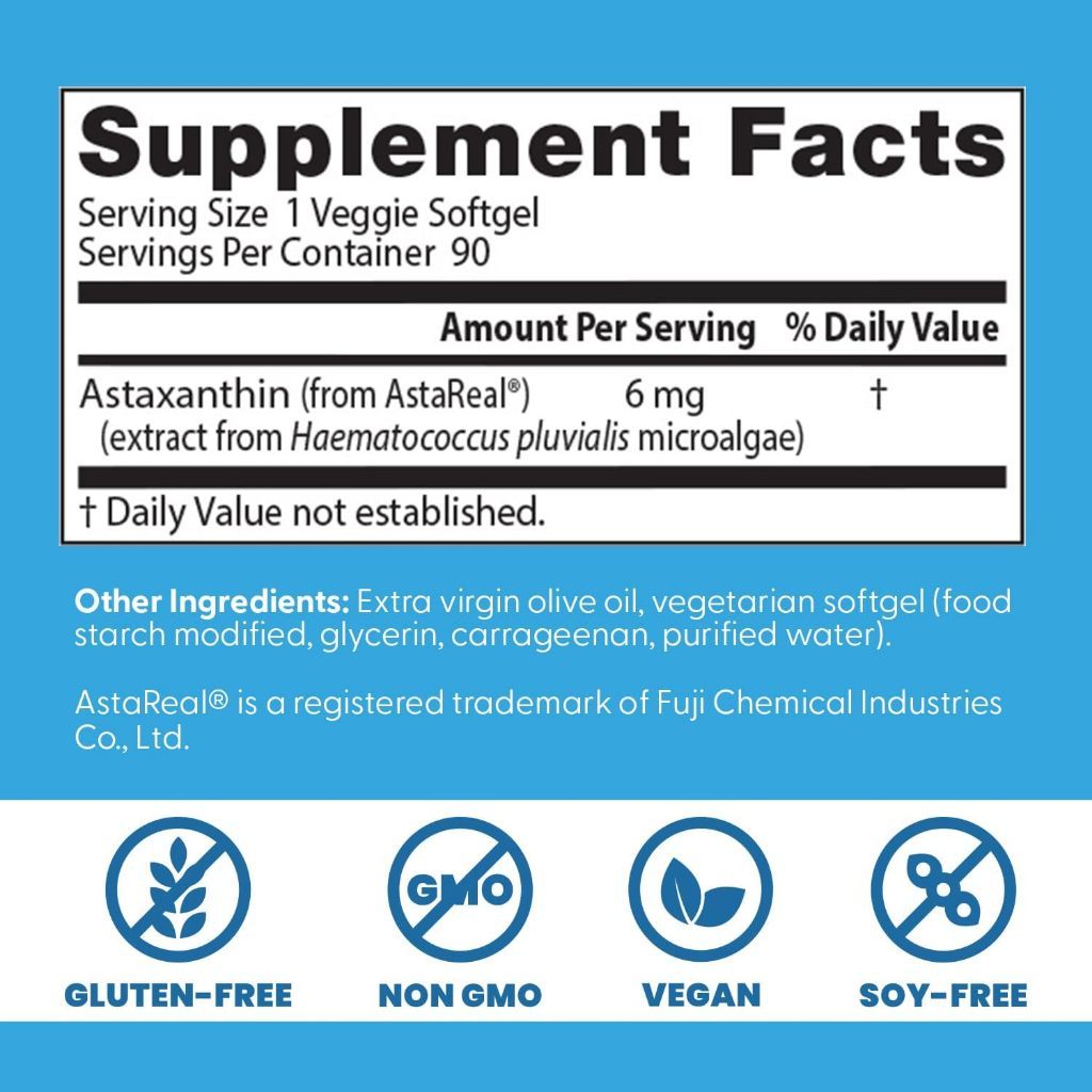USA Supplements | Doctor's Best, Astaxanthin ( Powerful Antioxidant Protection )