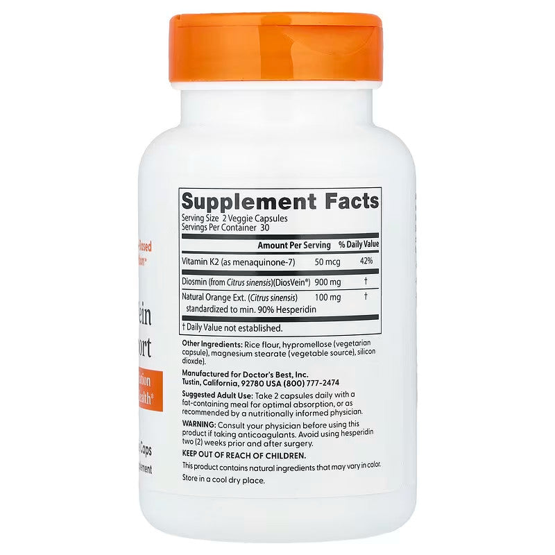 USA Supplements | Doctor's Best, Vein Support ( Supports Healthy Veins )