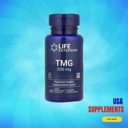 USA Supplements | Life Extension, TMG ( Supports Healthy Homocysteine Levels )