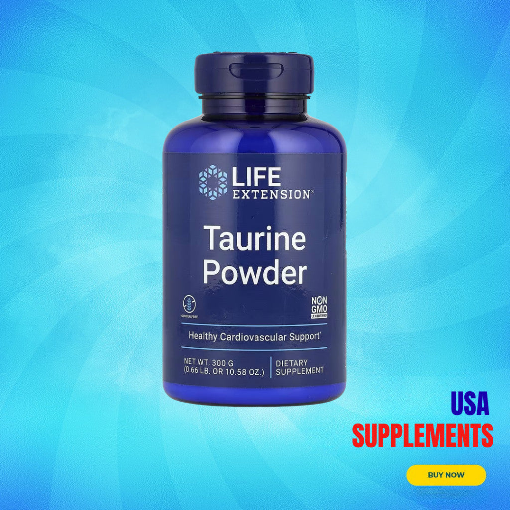 USA Supplements | Life Extension, Taurine Powder ( Heart & Cardiovascular Support )